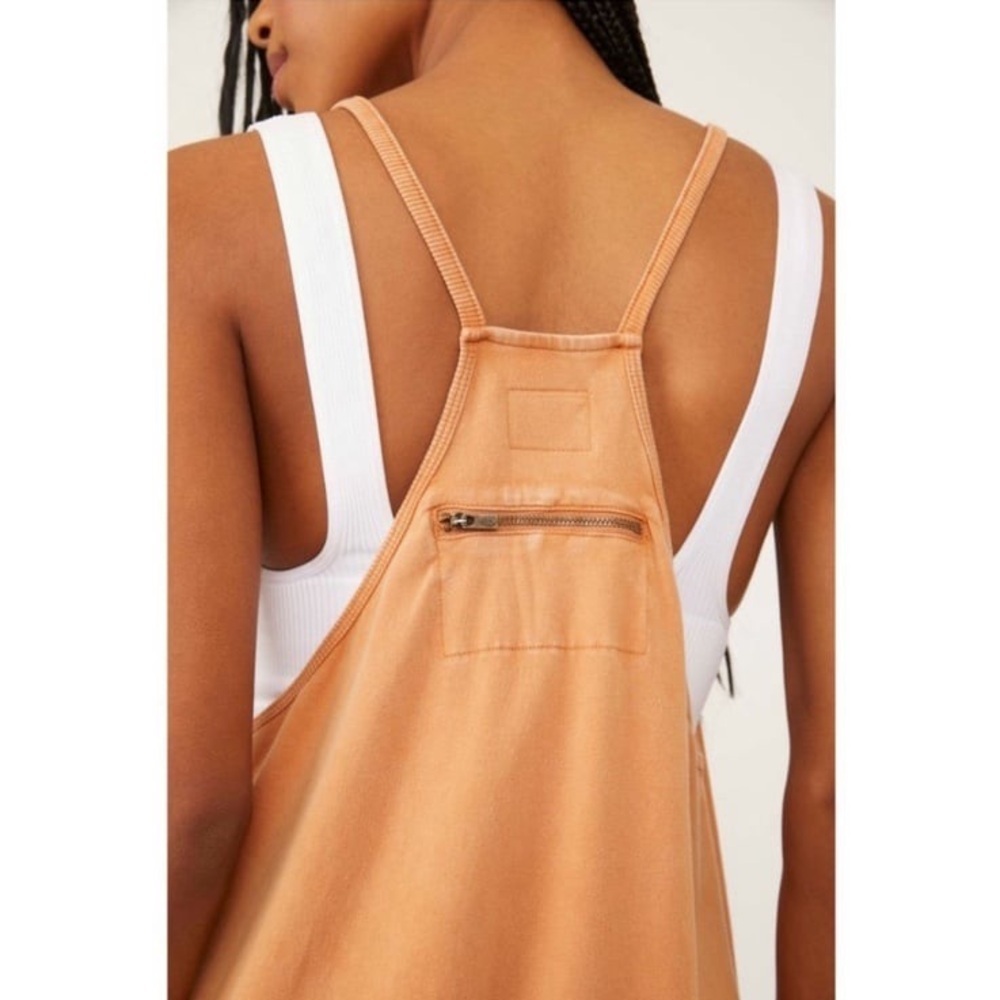 Tan Bohemian Jumpsuit with Relaxed Fit and Tapered Ankle - Picture 2 of 6